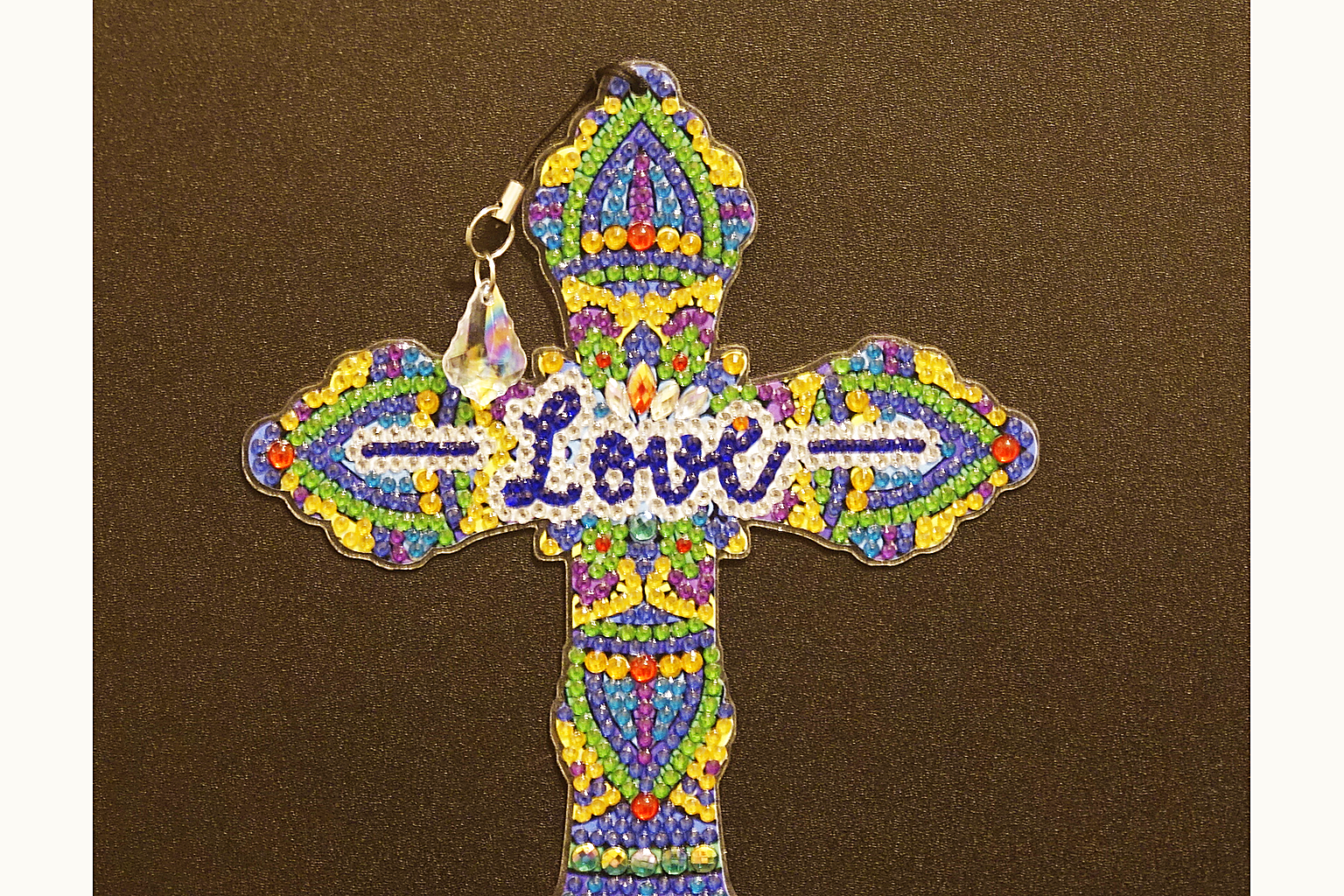 Love Cross Keychain